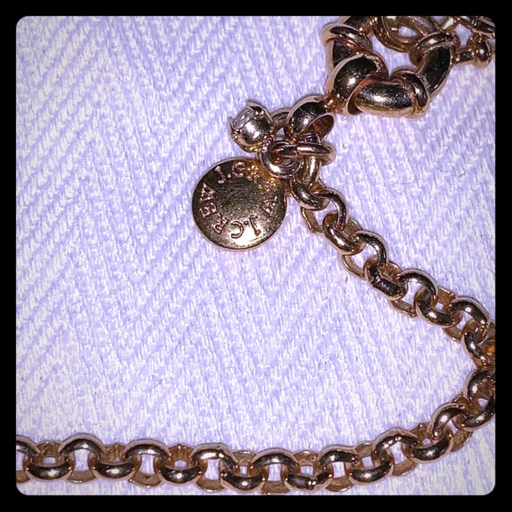 J Crew Long Crystal Statement Necklace NWOT - Picture 5 of 8